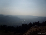 Vue en direction de la basse vallée de la Moselotte